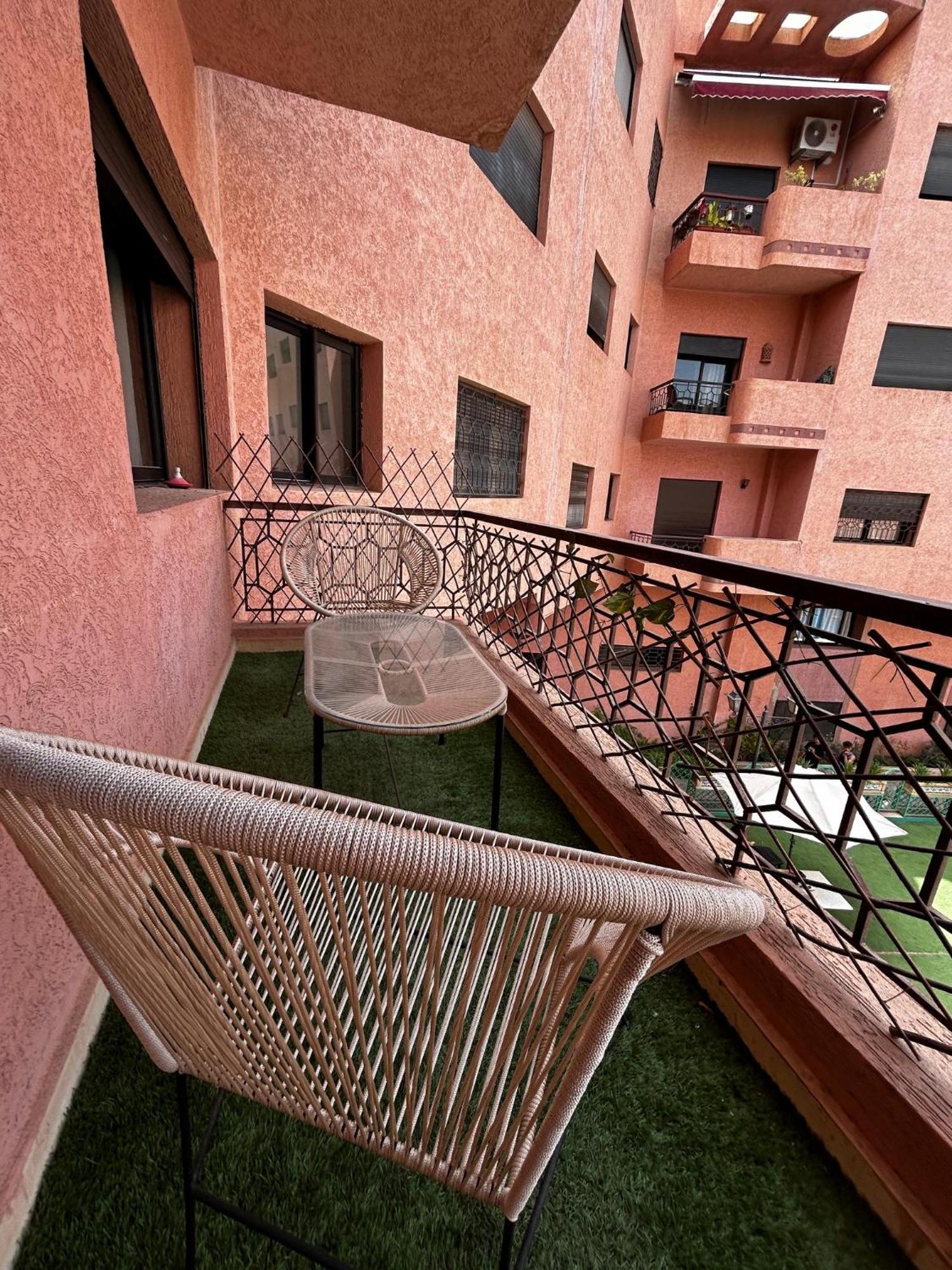 Charmant Appartement A Gueliz Marraquexe Exterior foto